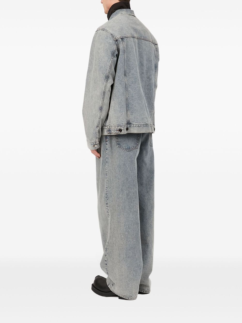 MM6 Maison Margiela contrasting denim jacket Men