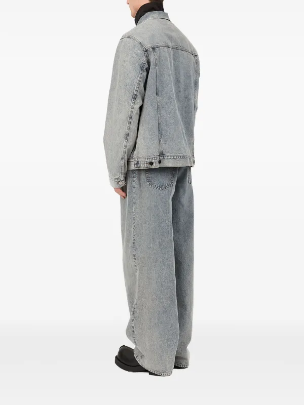 M M６｜ロングデニムジャケット MM6 Maison Margiela デニムジャケット | ブルー | FARFETCH JP