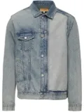 MM6 Maison Margiela contrasting denim jacket - Blue