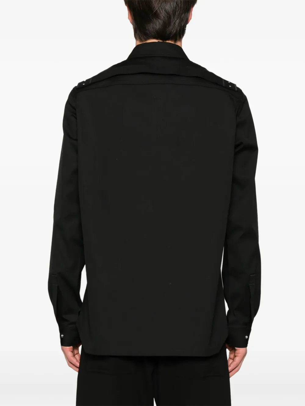 Rick Owens Overhemd met klepzakken Zwart