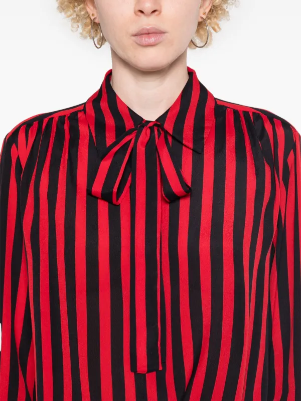 MSGM StripedTシャツ MSGM Stripped Shirt | Black | FARFETCH