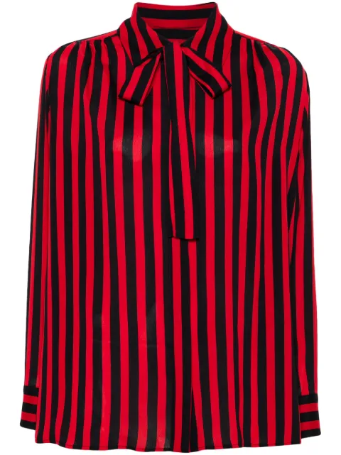 MSGM Camisa com listras