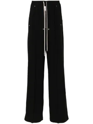 Rick Owens X Champion logo-embroidered Track Trousers | Black
