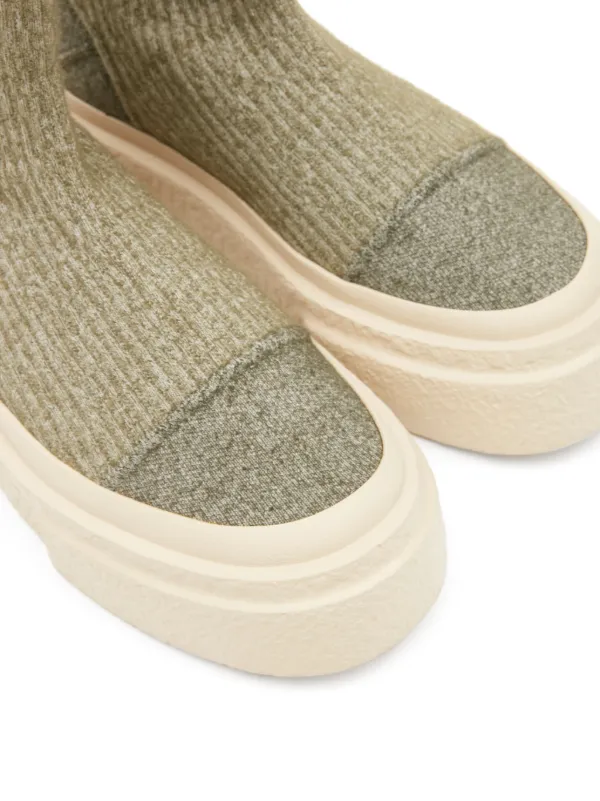 mm6   サイズ38 MM6 Maison Margiela numbers-motif Sneakers | Green | FARFETCH