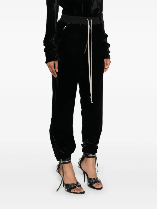 Velvet tracksuit pants sale