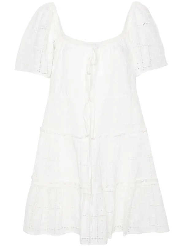 Ganni dress white top