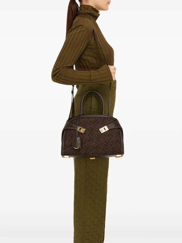 Ferragamo Hug ハンドバッグ S | ブラウン | FARFETCH JP