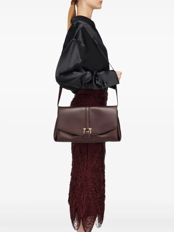 フェラガモ アイリーンロックフラップバッグ ショルダーバッグ Ferragamo フラップ ショルダーバッグ | レッド | FARFETCH JP