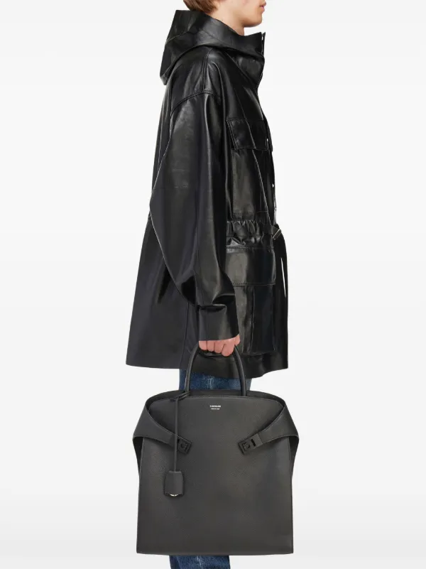 FERRAGAMO Hug Large Tote Bag ブラック Hug tote bag - Men | Ferragamo