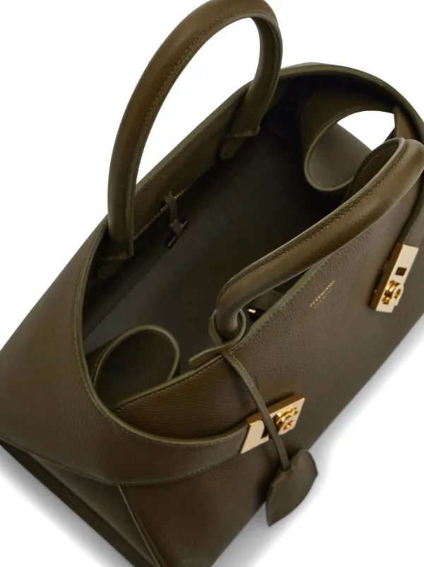 Ferragamo Small Hug Handbag | Green | FARFETCH
