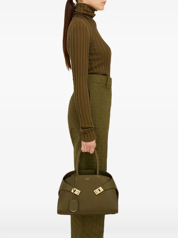 Ferragamo Small Hug Handbag | Green | FARFETCH