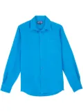 Vilebrequin long-sleeve linen shirt - Blue