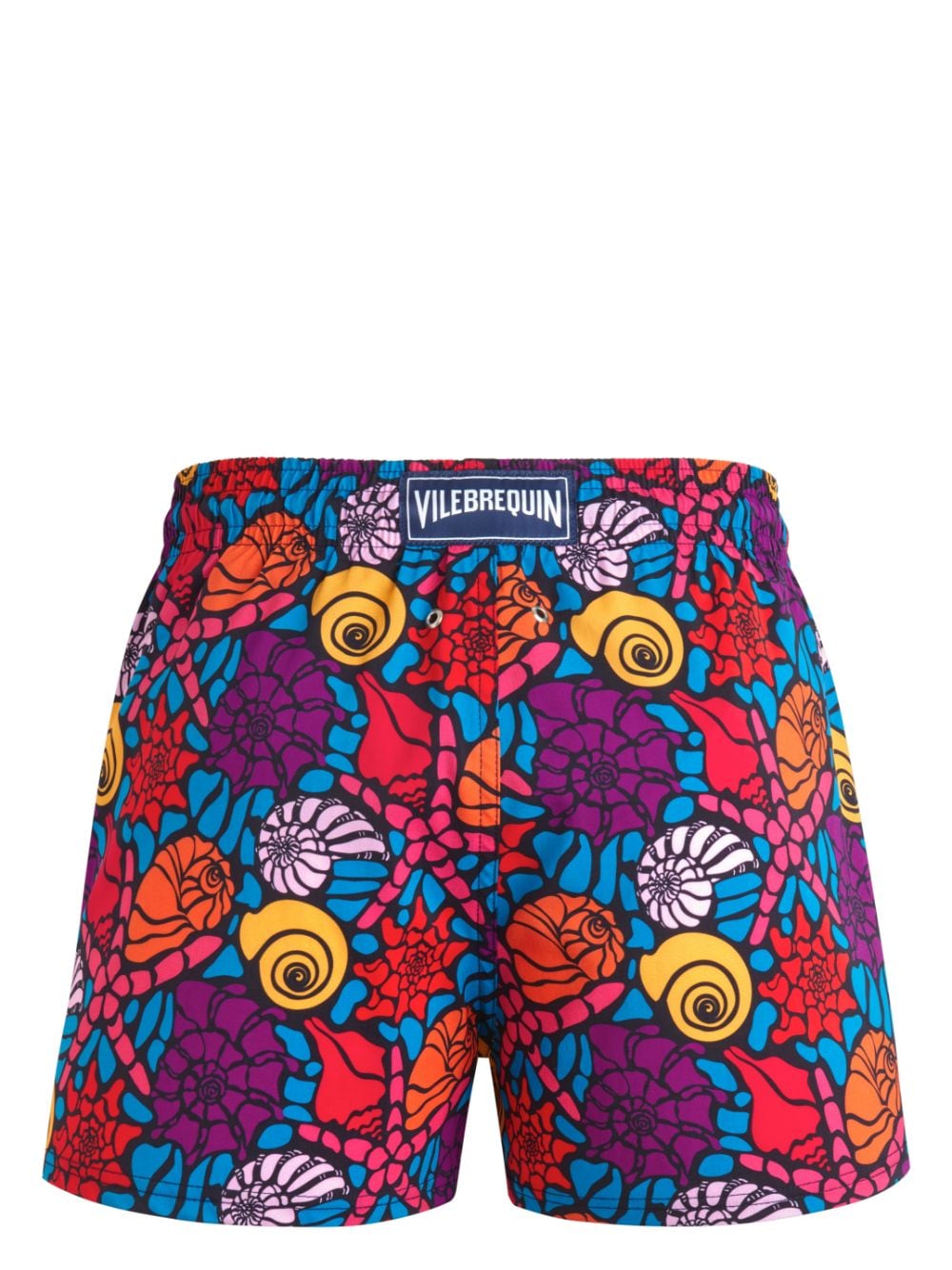 Vilebrequin Noumea graphic-print swim shorts - Blauw