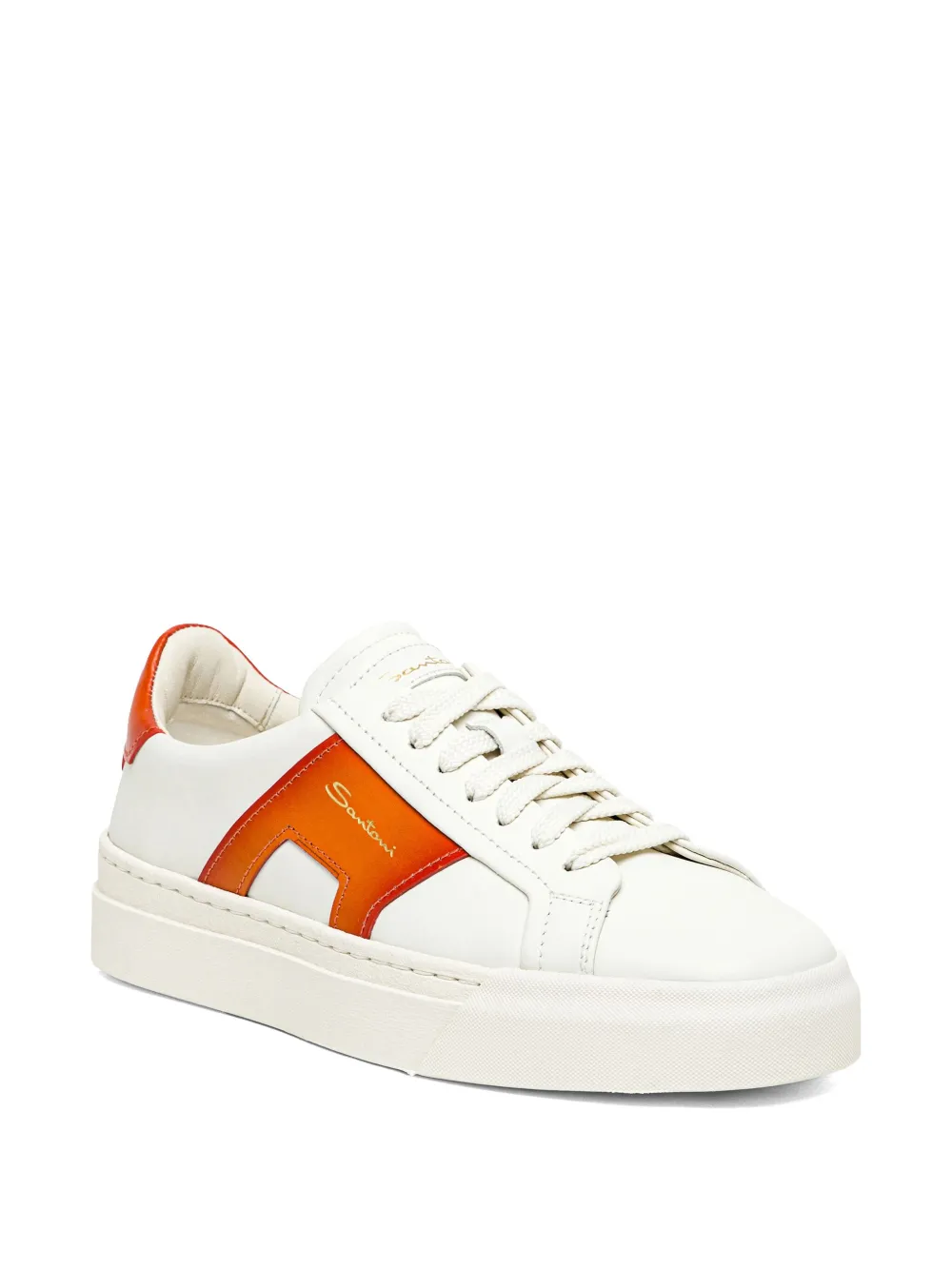 Santoni Leren sneakers - Wit