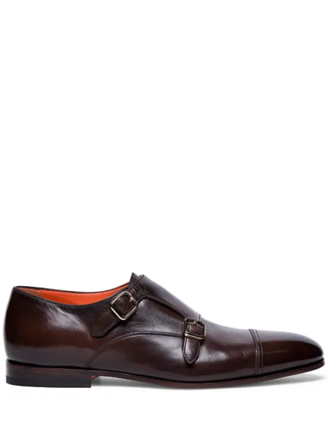 Santoni Sapato monk com fivela dupla