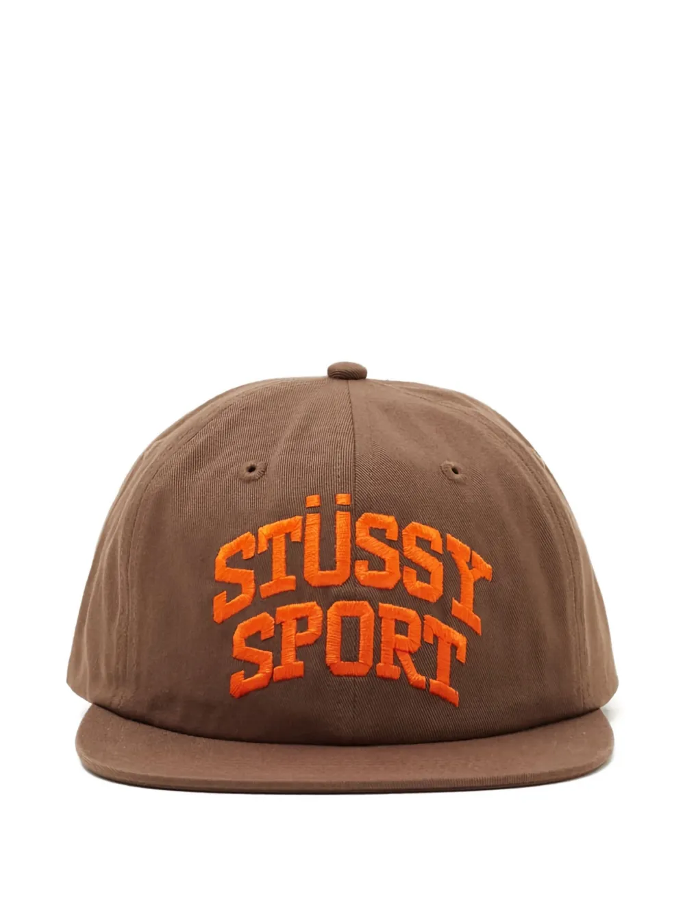 Stüssy embroidered-logo baseball cap | Brown | Image 1