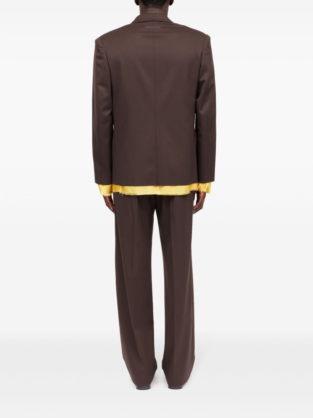 MM6 Maison Margiela contrasting long-sleeve blazer Men