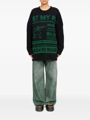 【関税込み】MM6 Maison Margiela カーキ リブ セーター MM6 Maison Margielaのカーキ リブ セーターがセール中