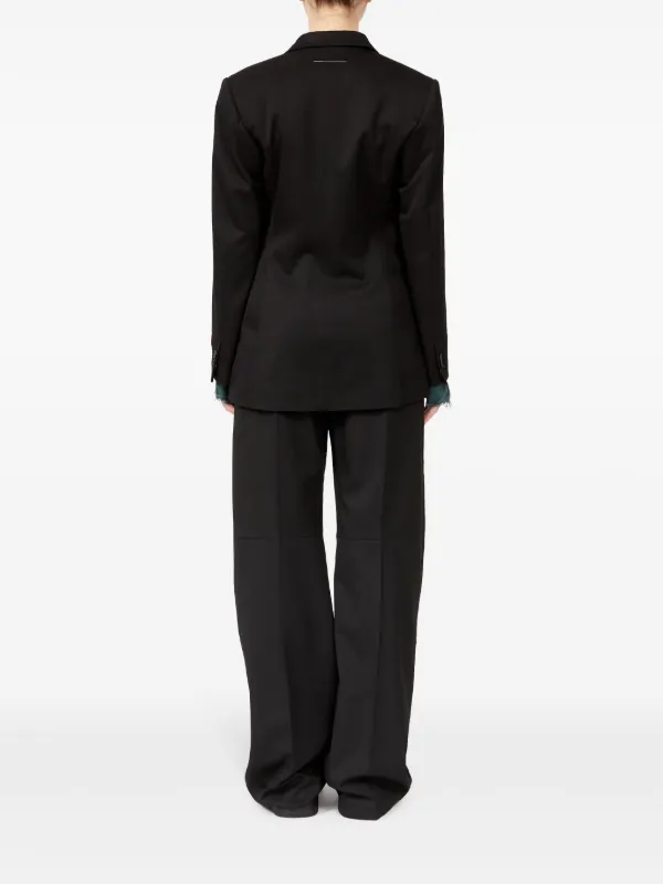 MM6 Maison Margiela ロゴ ジャケット | ブラック | FARFETCH JP