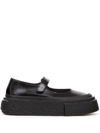 MM6 Maison Margiela ブラック フラットシューズ エムエムシックス メゾン マルジェラ MM6 Maison Margiela