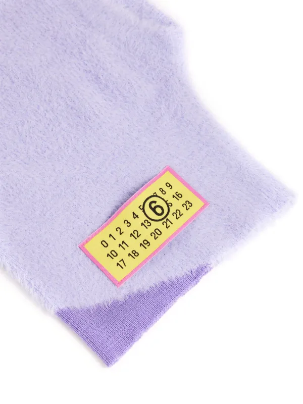 MM6 Maison Margiela Numbers-motif Textured Balaclava