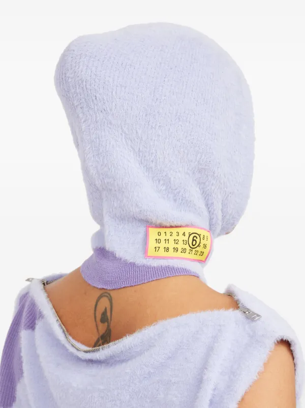帽子・その他 Mm6 Maison Margiela Balaclava With Distressed Effect Distressed Balaclava in Pink – SVRN