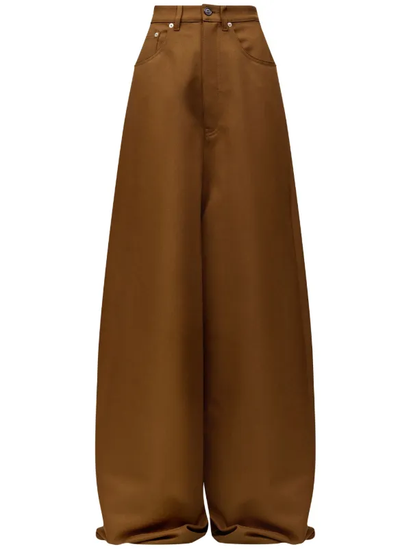 【関税込み】MM6 Maison Margiela ブラウン 5ポケット ジーンズ Brown 5-Pocket Jeans by MM6 Maison Margiela on Sale