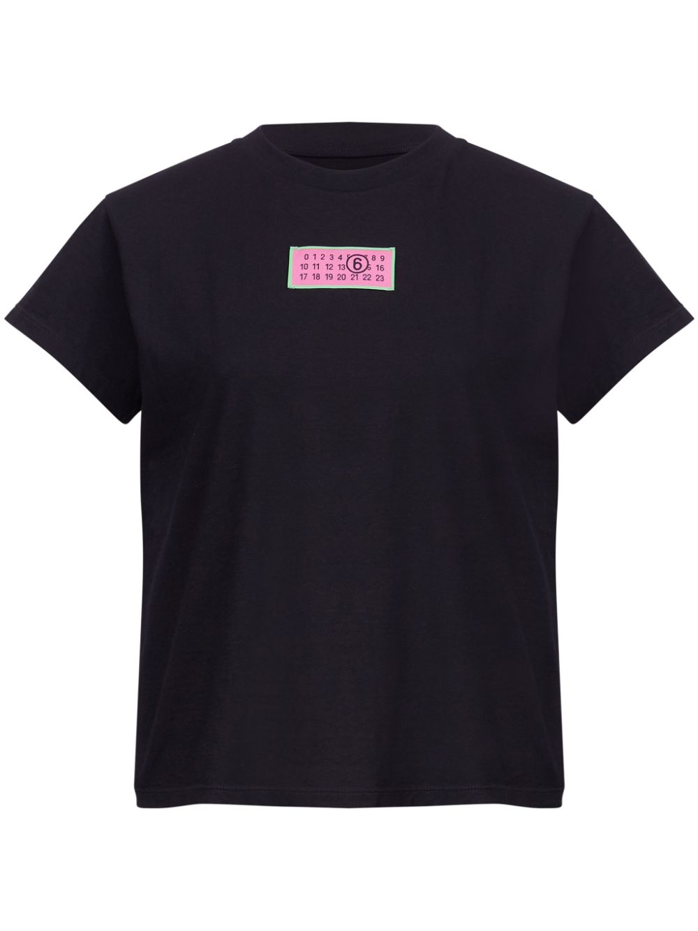 MM6 Maison Margiela ロゴ Tシャツ | ブラック | FARFETCH JP