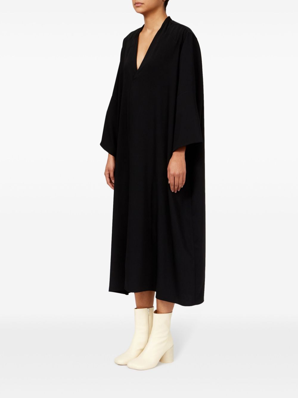 MM6 Maison Margiela oversize v-neck shift dress Women