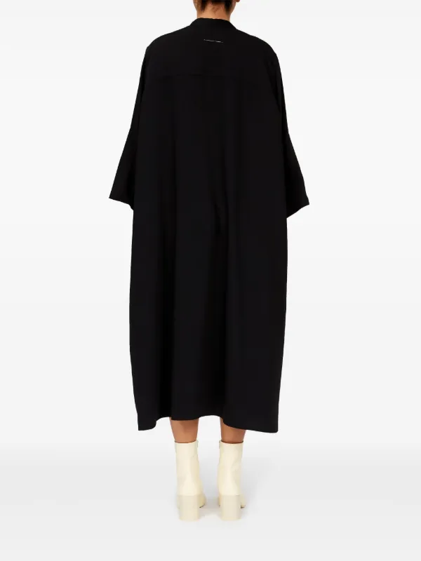 ワンピース MM6 MAISON MARGIELA Woman Dress Black S62DD0041M35452 899 MM6 Maison Margiela Plunging v-neck Mini Dress | Black