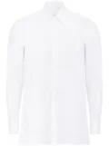 Maison Margiela pointed-collar cotton shirt - White