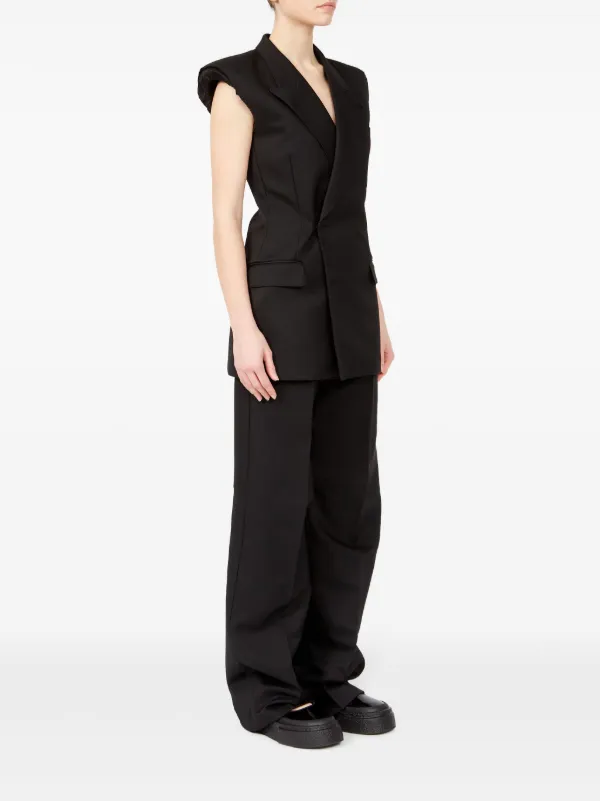 【関税＆送料込み】Mm6 Maison Margiela Vest Clothing MM6 Maison Margiela Double Woven Vest MM6 Maison Margiela
