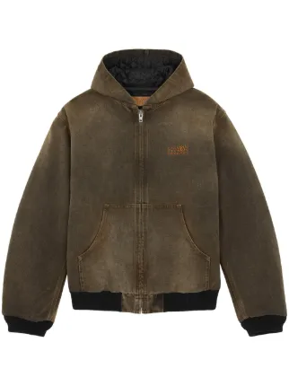 MM6 Maison Margiela フーデッド デニムジャケット | グリーン MM6 Maison Margiela フーデッド デニムジャケット | グリーン