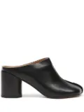 MM6 Maison Margiela 70mm leather mules - Black