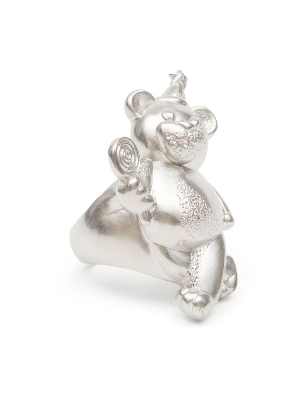 MM6 Maison Margiela Bewerkte ring - Zilver