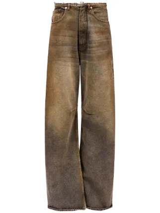 MM6 Maison Margiela ワイドジーンズ | グレー | FARFETCH JP