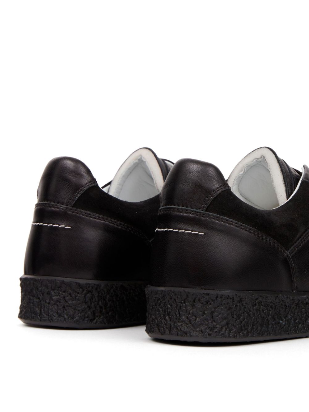 MM6 Maison Margiela Leren sneakers Zwart