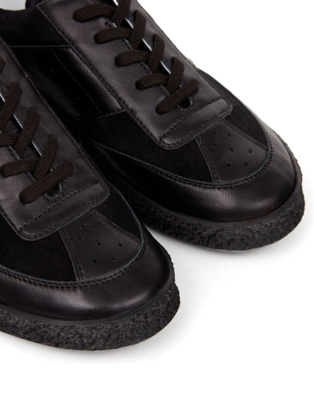 MM6 Maison Margiela Leren sneakers Zwart