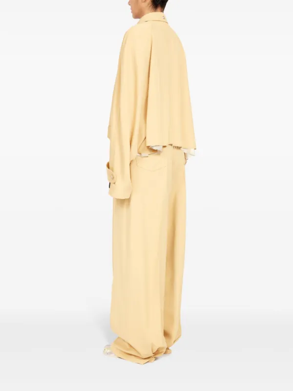 MM6 Maison Margiela オーバーサイズ ジャケット | イエロー | FARFETCH JP