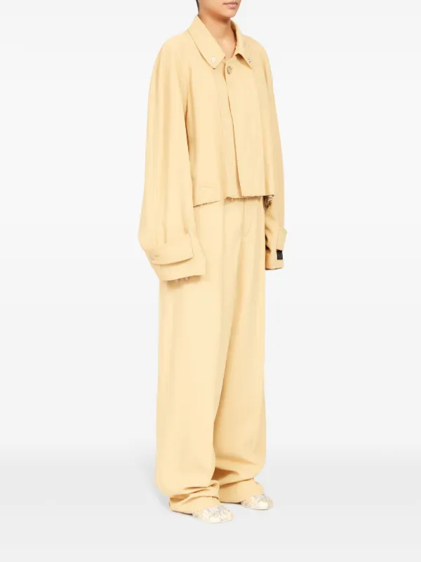 MM6 Maison Margiela オーバーサイズ ジャケット | イエロー | FARFETCH JP