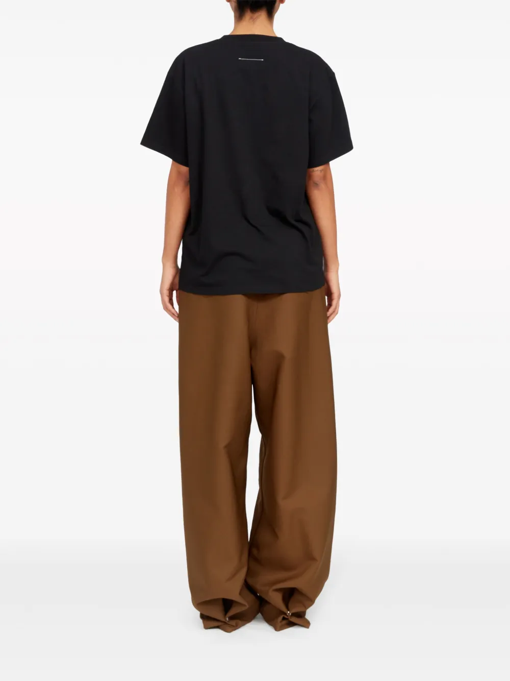 MM6 Maison Margiela T-shirt met logoprint Zwart