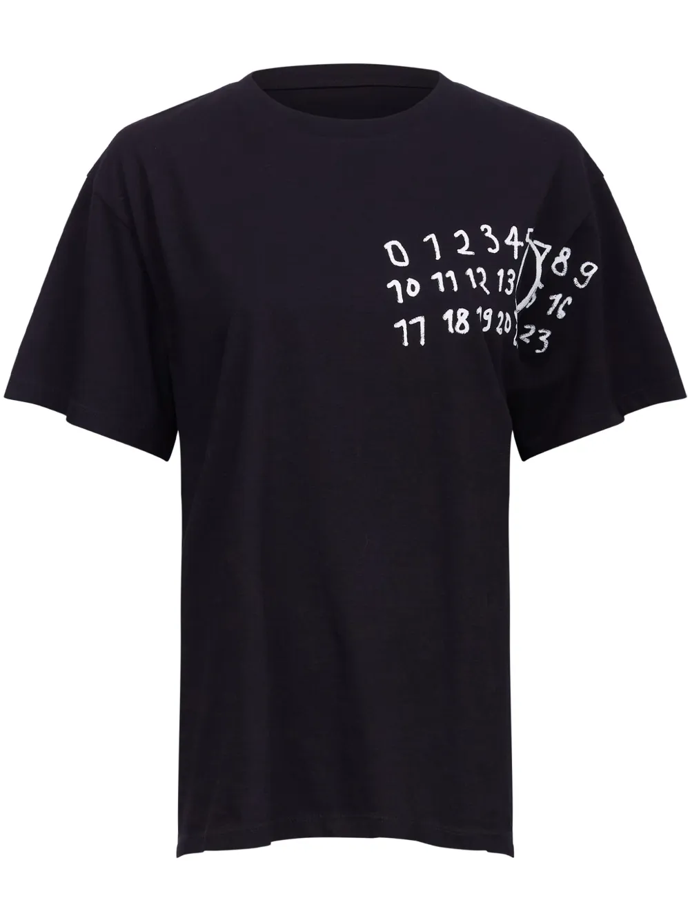 MM6 Maison Margiela ロゴ Tシャツ - ブラック MM6 Maison Margiela ロゴ Tシャツ - ブラック