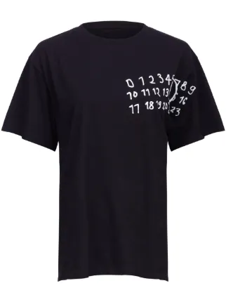 MM6 Maison Margiela ロゴ Tシャツ | ブラック | FARFETCH JP