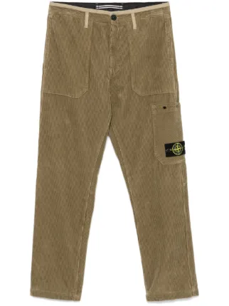 Stone Island コーデュロイ パンツ | グリーン | FARFETCH JP