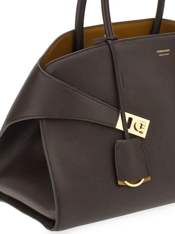 Ferragamo Medium Hug Tote Bag | Brown | FARFETCH