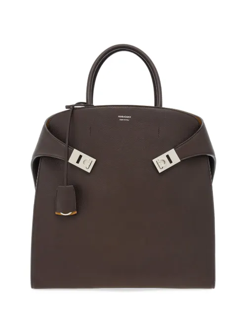 Ferragamo sac à main Hug - Marron - Ferragamo - Modalova