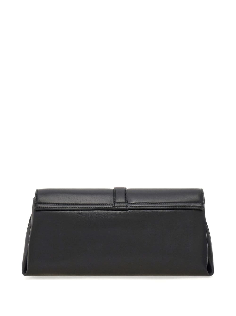 Shop Ferragamo Medium Front Flap Soulder Bag In Black