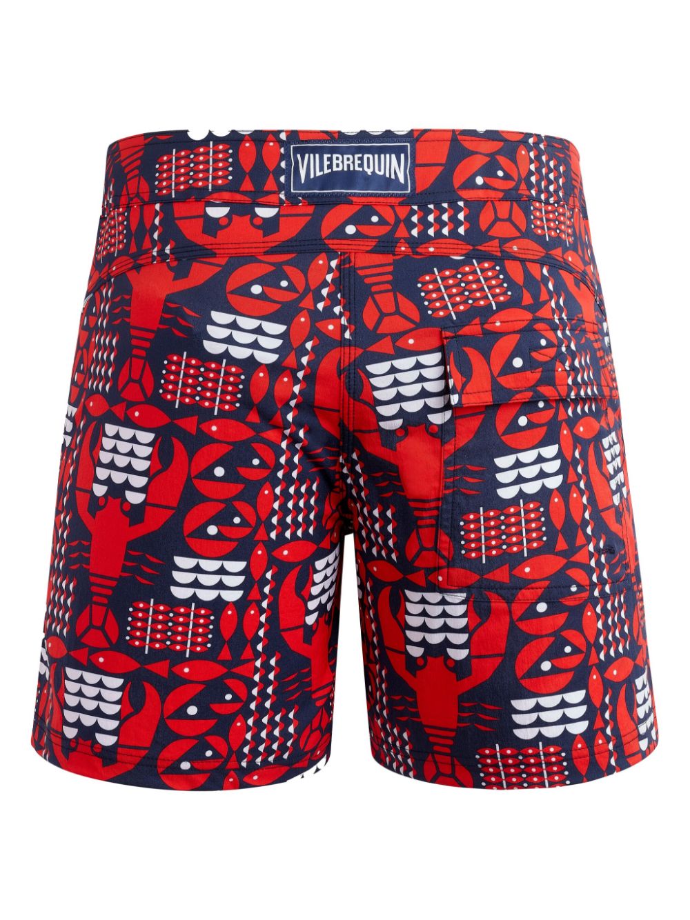 Vilebrequin lobster-print swim shorts - Blauw