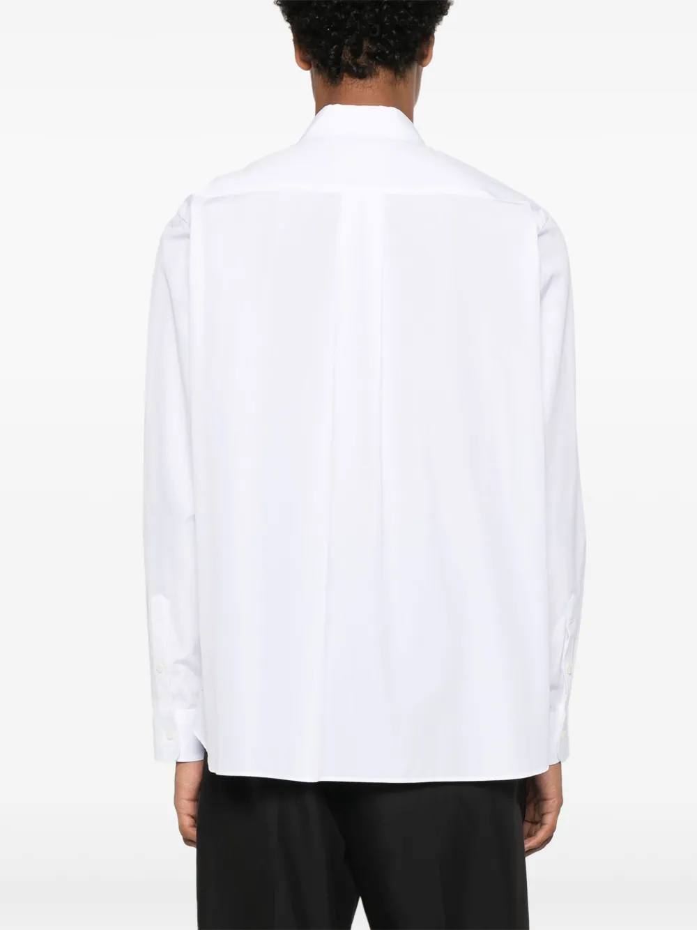 sacai Thomas Mason overhemd Wit