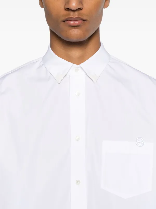 sacai men’s × THOMS MASON 2024ss SIZE 2 Sacai Thomas Mason Shirt | Black | FARFETCH CA